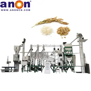 ANON 30-40 TPD Commercial Big Combined Vibrating Rice Milling Machine Japan Automatic Rice Mill Machine Sri Lanka