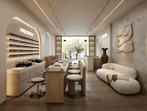 โซลูชั่นการออกแบบร้านทำเล็บครบวงจร |   การออกแบบรูปแบบร้านสปาแบบกำหนดเอง |   ร้านค้าครบวงจรที่เป็นมิตรกับสิ่งแวดล้อม ทนทาน พร้อมบริการจัดส่งและติดตั้ง - Product Image 5