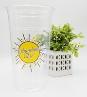Gobelets en plastique transparents jetables de 9 oz pour boisson froide