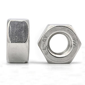 Tuercas hexagonales de fábrica de China 304 A2 inoxidable M3 M4 M5 M6 M8 M10 M12 M14 <span class=keywords><strong>M16</strong></span> X 1,75 tuercas de media cerradura - Product Image 1