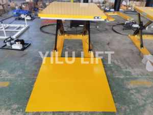 Mini camión volquete elevador de tijera de 85mm de altura propia mesa elevadora de control remoto a la venta Super baja con rampa - Product Image 6