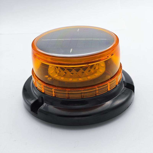 Luz de Advertencia LED <span class=keywords><strong>Solar</strong></span>, Resistente al Agua IP68, Magnética, Ámbar, para Camiones, Luz Estroboscópica de Advertencia de Tráfico - Product Image 1