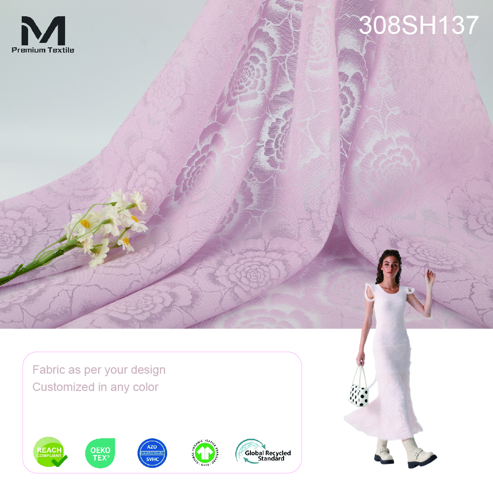 Silky Comfortable Breathable Cotton Viscose Woven Fabric For Organic Lightweight Loungewear And Sustainable Sh137# 308