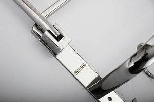 Modern Stainless Steel Single Foldable <strong>Bath</strong> Towel <strong>Rack</strong> Polish <strong>Black</strong> Painting Finish for Home or Hotel Use - Product Image 5