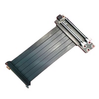 Câble Riser PCIe X16 5.0 vers PCIe X16 5.0 à 2 ports pour GPU, pour le minage et l'informatique IA (largeur de bande 128 Go/s, cuivre plaqué argent)