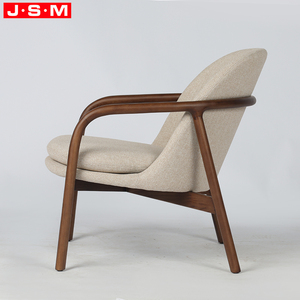 Sillón Clásico Retro con Respaldo Alto y Patas de Madera, con Asiento Acolchado - Product Image 3