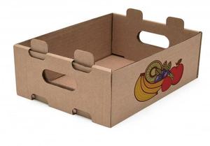 Boîte en Papier Kraft Jetable Recyclable avec Conception à Fentes pour Frites à Emporter et Nuggets <span class=keywords><strong>de</strong></span> Poulet Frits Impression UV - Product Image 2