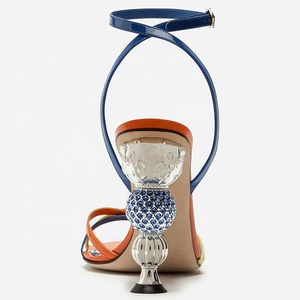 Speciale <span class=keywords><strong>tacchi</strong></span> 2020 estate unico cinturino alla caviglia della signora di scarpe e sandali per le donne - Product Image 2
