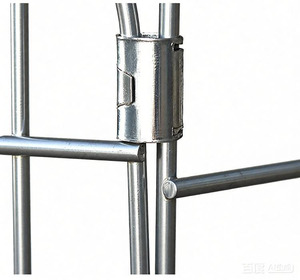 Corral para Perros Plegable y Resistente, Paneles Metálicos, Corral para Perros y Gatos de Alta Resistencia con Puertas para Mascotas Grandes, Interior/Exterior - Product Image 5