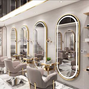 Juego de Muebles de Salón de Belleza con Espejo Ovalado Cuadrado de Diseño Moderno y Lujo Ligero, Precio de Fábrica - Product Image 6