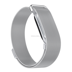 Bracelet de montre magnétique en nylon milanais respirant de luxe, qualité OEM, 22 mm, pour Fitbit - Product Image 6