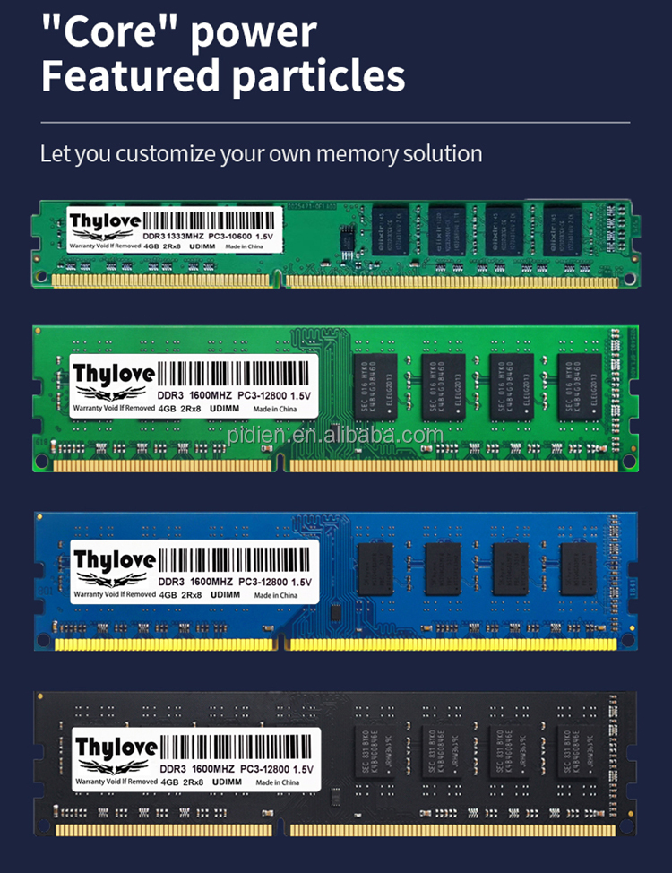 Mémoire RAM Crucial DDR3 / DDR4 - 4 Go, 8 Go, 16 Go - Fréquence 1333 à 3200 MHz - Neuf Sous Garantie à Vie