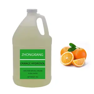 Bulk organic orange hydrosol - 100% pure natural sweet orange floral water for face body mist spray skin and hair care