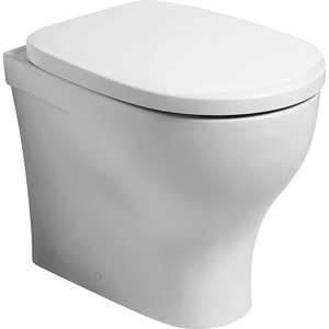 Inodoro de Pared PRATICA con Doble Descarga, Juego de Inodoro Universal sin Borde, Inodoro de Una Pieza - Product Image 2