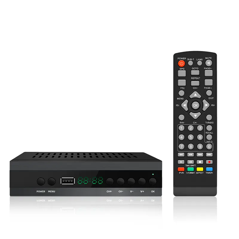 España DVB T2 H265 HD decodificador de TV Digital TDT receptor 1080p Full HD USB DVB T2 TV box
