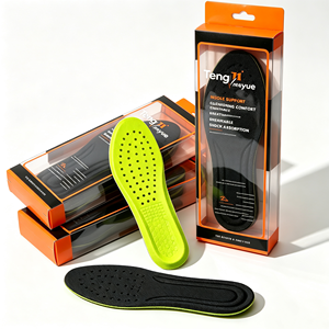 Factory Direct Cardboard Insole Packaging <b>Box</b> — 3.5 Inch Custom Printed Shoe Insoles <b>Box</b> with Window - Product Image 5