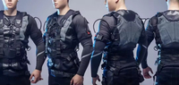 Nouvelle technologie, appareil d'entraînement EMS sans fil, stimulation musculaire électrique, système d'exercice avec ensemble de sous-vêtements EMS, utilisation à domicile