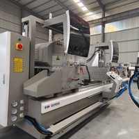 Mesin Pemotong Miter CNC Dua Kepala untuk Aluminium dan UPVC Jendela dan Pintu