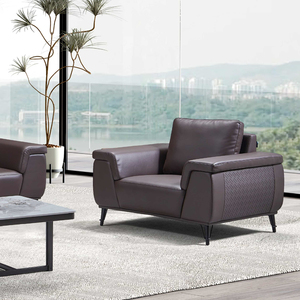 Ensemble de canapés de <span class=keywords><strong>réception</strong></span> pour bureau de direction au design moderne, multifonctionnel pour la maison, le bureau et les hôpitaux, couverture en cuir, hall d'appartement - Product Image 2