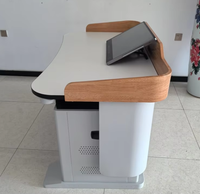 Tables de formation pour salles de classe et bureaux, pupitres en acier, podium numérique pour enseignants, plateforme multimédia, pod de présentation multimédia