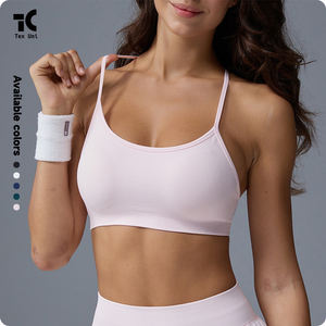 Nouveau Style <span class=keywords><strong>Yoga</strong></span> Workout Running Tennis Golf U-Neck Y-Strap Back-Flatter Soutien-gorge <span class=keywords><strong>de</strong></span> sport à séchage rapide - Product Image 6