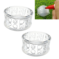 Outil d'alignement de golf professionnel marqueur d'anneau transparent modèle de tiroir de doublure de scribe pour une pratique précise