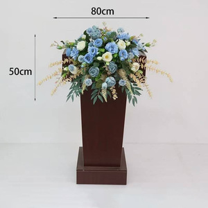 Arco de flor de loto de seda Boda realista Vacaciones escolares Día de San Valentín Decoraciones de pasarela de Año Nuevo Accesorios perfectos Graduación - Product Image 6