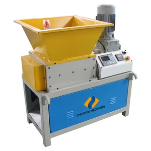 Twee As Shredder Afval Recycling Voor Kunststof/Metaal/Hout/Keuken/Band Hoge Efficiëntie