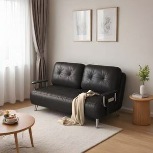 Canapé-lit moderne réglable et extensible en cuir, avec structure métallique, rembourrage léger en <span class=keywords><strong>mousse</strong></span> éponge, design pliable, multifonctionnel - Product Image 5