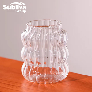 リブキャタピラーガラス630mlノベルティメガネドリンクカップ - Product Image 3