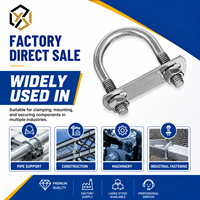 Série de quincaillerie électrique : Étrier de câble en U galvanisé à chaud pour accessoires de ligne aérienne, en acier durable et résistant à la corrosion