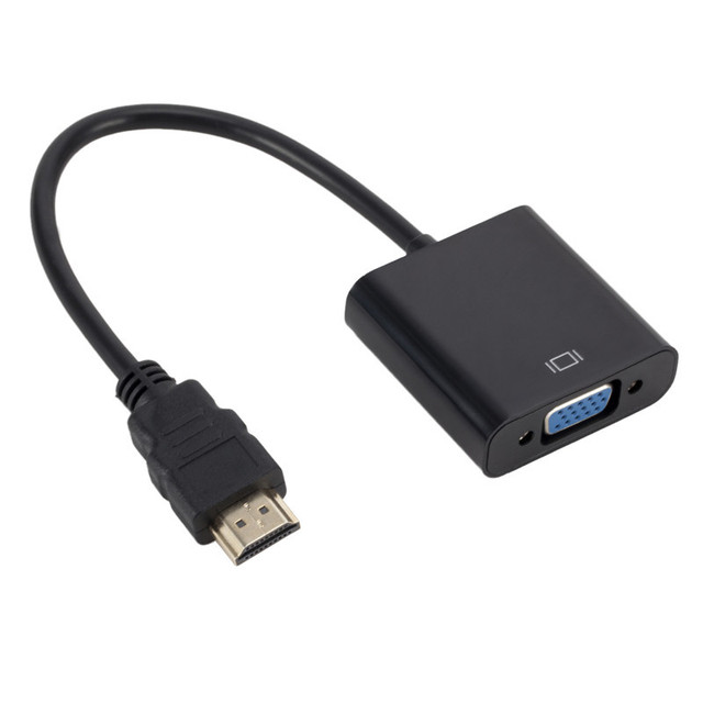High Quality Cheap Price 1080p Hdmi to Vga Adapter Male to Female Adaptor Hdmi Audio Video Cable