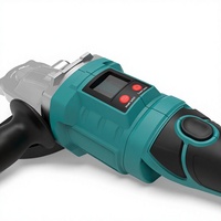 Meuleuse d'angle électrique sans fil portative à batterie lithium rechargeable, sans balais, pour polissage et découpe