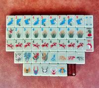 Ensemble de Mahjong et de Poker Pliable de Luxe Moderne Américain, Portable, pour le Divertissement à Domicile, Idéal comme Cadeau