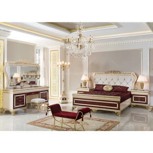 Meubles de design d'intérieur, vente de meubles de luxe, ensembles de chambre à coucher en bois massif <span class=keywords><strong>royal</strong></span>, ensemble de chambre à coucher king size - Product Image 6