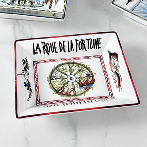 Plateau de rangement pour cartes de tarot en porcelaine osseuse, série Lune, rétro, décoratif et créatif - Product Image 5