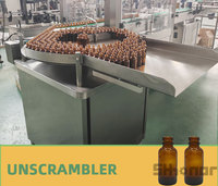 Machine de remplissage et de bouchage automatique rotative PLC haute précision pour flacons compte-gouttes de 10 à 50 ml, pour huiles essentielles et liquides visqueux