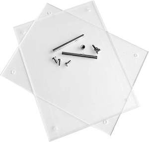 Marco para Fotos, Acrílico Transparente, 8.5x11, Tamaño Carta/A4, Decorativo, para Pósteres, Exhibición de Escritorio/Mesa - Product Image 3