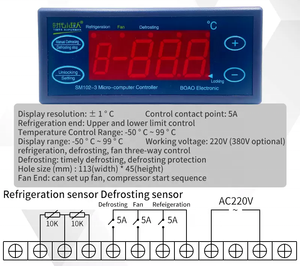 Lần siêu điều khiển phụ kiện nhiệt cho điều khiển nhiệt độ phòng lạnh để bán phương tiện làm lạnh lạnh! - Product Image 6