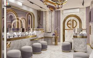 Modern Luxury French Style Jewelry Store Design Turnkey Shopfitting Solution | Custom <b>Display</b> <b>Cabinets</b> & Complete Retail Fit-Out - Product Image 5
