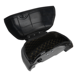 Alforja de motocicleta Universal, revestimiento de alfombra de inserción, negra, para Victory, Honda, Suzuki, Kawasaki, <span class=keywords><strong>Yamaha</strong></span> - Product Image 5