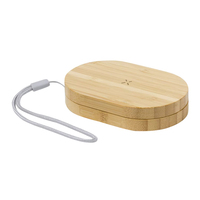Kit de adaptación de cable de carga multifunción de forma ovalada adaptador de cable USB personalizado rápido con cargador inalámbrico de caja de Bambú