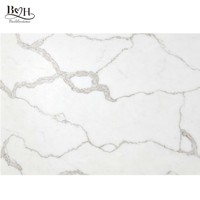 Dalle de pierre de quartz artificielle beige chaud anti-taches et résistante à l'usure, à granulats multiples, pour l'intérieur des villas et des maisons