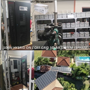 ระบบแผงโซลาร์เซลล์ Namkoo 100KW 80KW 60KW 50KW สำหรับเชิงพาณิชย์ แบบออฟกริด ติดตั้งบนหลังคา รุ่น NKGTS-100kw-1 ช่วงกำลังไฟ 30-500KW - Product Image 3