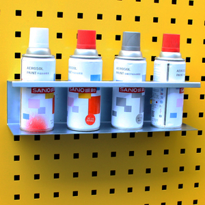Pan-Type Square Hole Perforated Board Tool Rack Bottle Hook Pegboard Material Hardware Tool Seasoning Display Rack High - Product Image 4