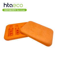 Emballage en pulpe moulée pour flacons pulvérisateurs, appareils photo, ordinateurs - Écologique, biodégradable, personnalisable, inserts de plateau en verre