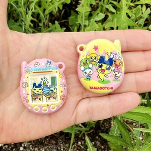 Cuentas de acrílico con forma de <span class=keywords><strong>Tamagotchi</strong></span> de dibujos animados japoneses de 36 mm x 30 mm para cadena de teléfono DIY - Product Image 6
