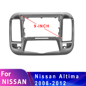 Podofo – cadre d'<span class=keywords><strong>autoradio</strong></span> 2din, panneau de façade pour <span class=keywords><strong>Nissan</strong></span> Altima 2008-2012, Kit de tableau de bord, installation de l'<span class=keywords><strong>adaptateur</strong></span> de garniture de lunette - Product Image 2