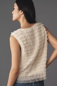 <span class=keywords><strong>Camicetta</strong></span> da donna in <span class=keywords><strong>Tulle</strong></span> plissettata in <span class=keywords><strong>Tulle</strong></span>, - Product Image 5