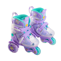 Patins à roues alignées clignotants appropriés pour enfants Vente en gros d'usine de chaussures de patins pour les sports de plein air